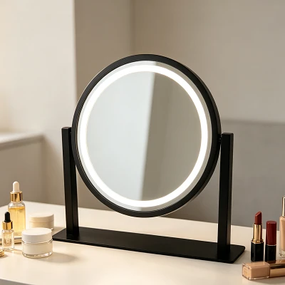 Round Makeup Mirror With Lights Round Makeup Mirror With Lights
